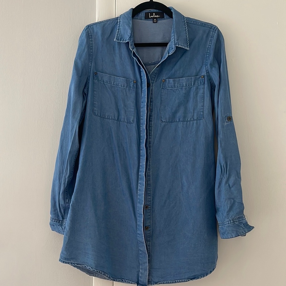 Lulu’s Jean shirt dress